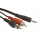 Kabel i złączka Gembird minijack->2x chinch M/M 20m